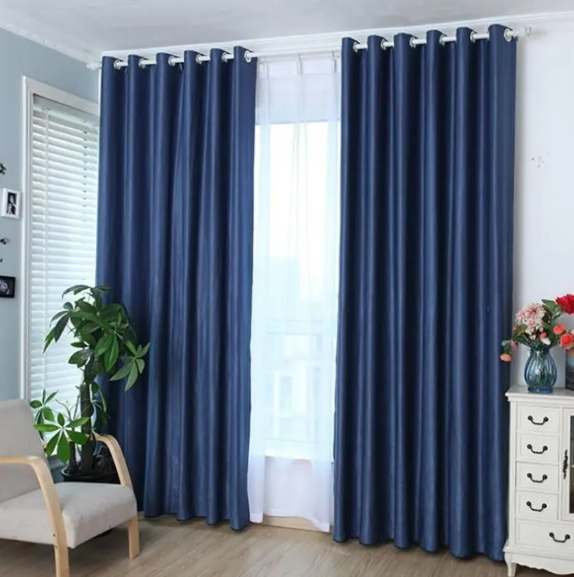 Mẫu rèm vải kéo ngang