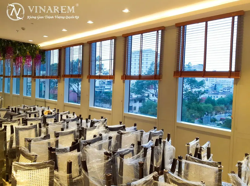 Rèm sáo gỗ tự nhiên