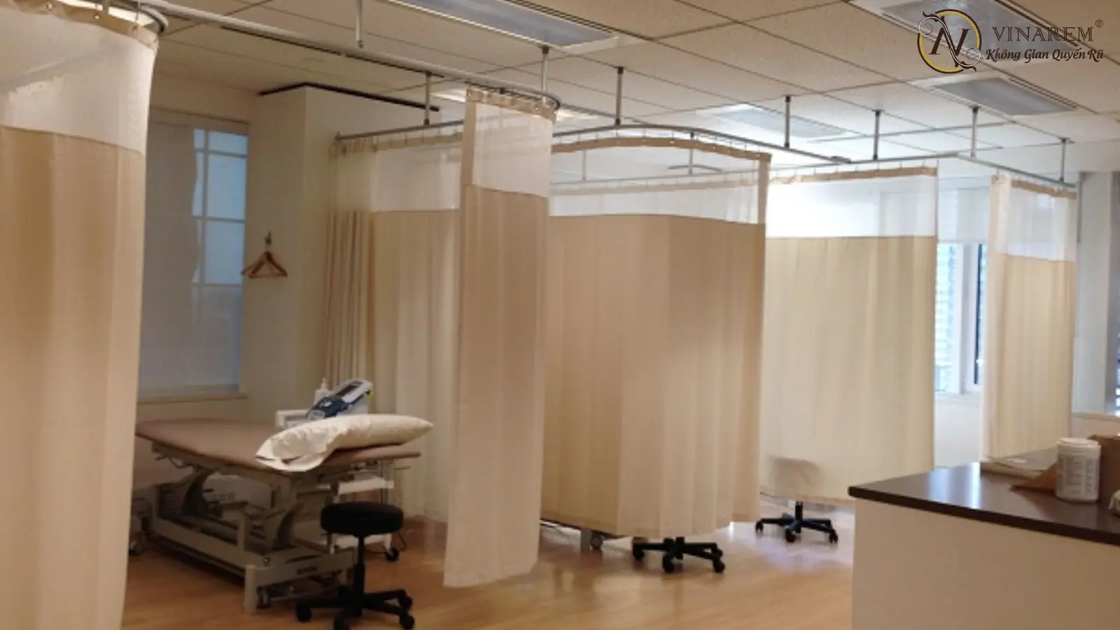 Rèm bệnh viện – Rèm vải kháng khuẩn cao cấp