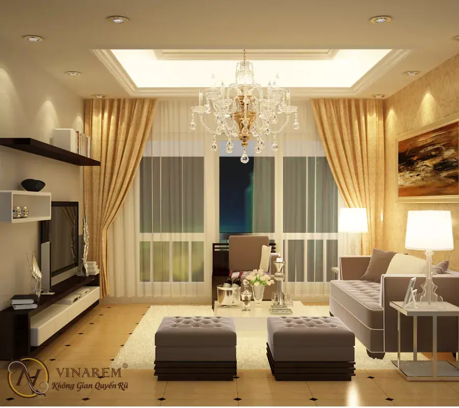 Rèm cửa màu vàng hợp với người mệnh kim