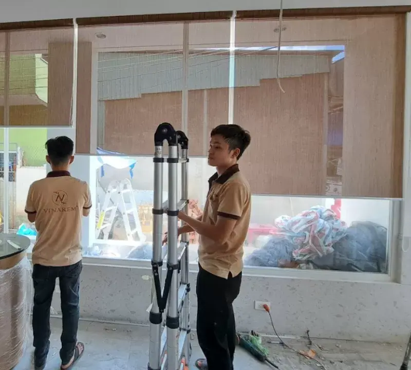 Rèm cửa quán cà phê nhà hàng - Rèm cuốn lưới