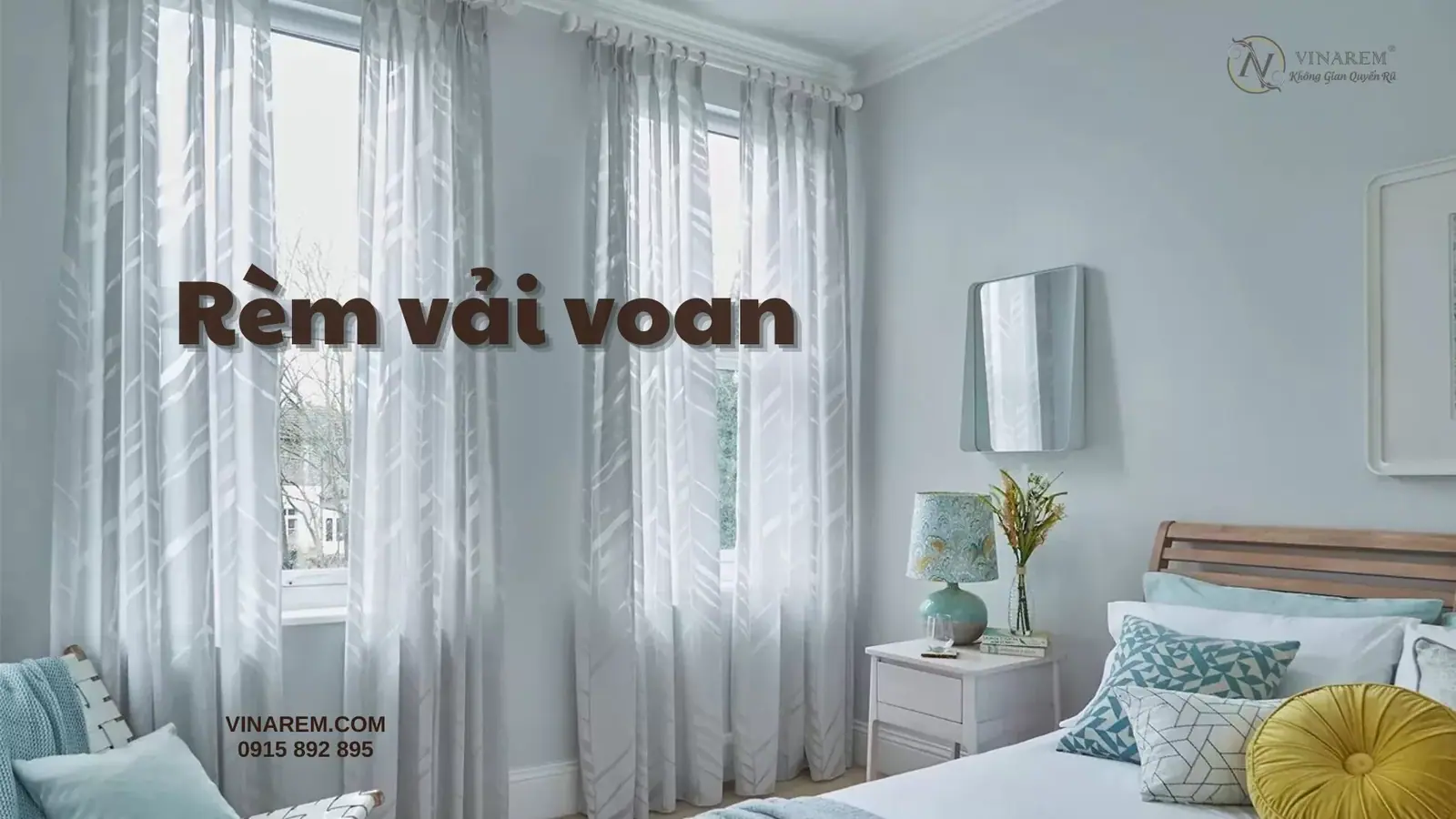 Cách chọn rèm vải voan phù hợp với không gian