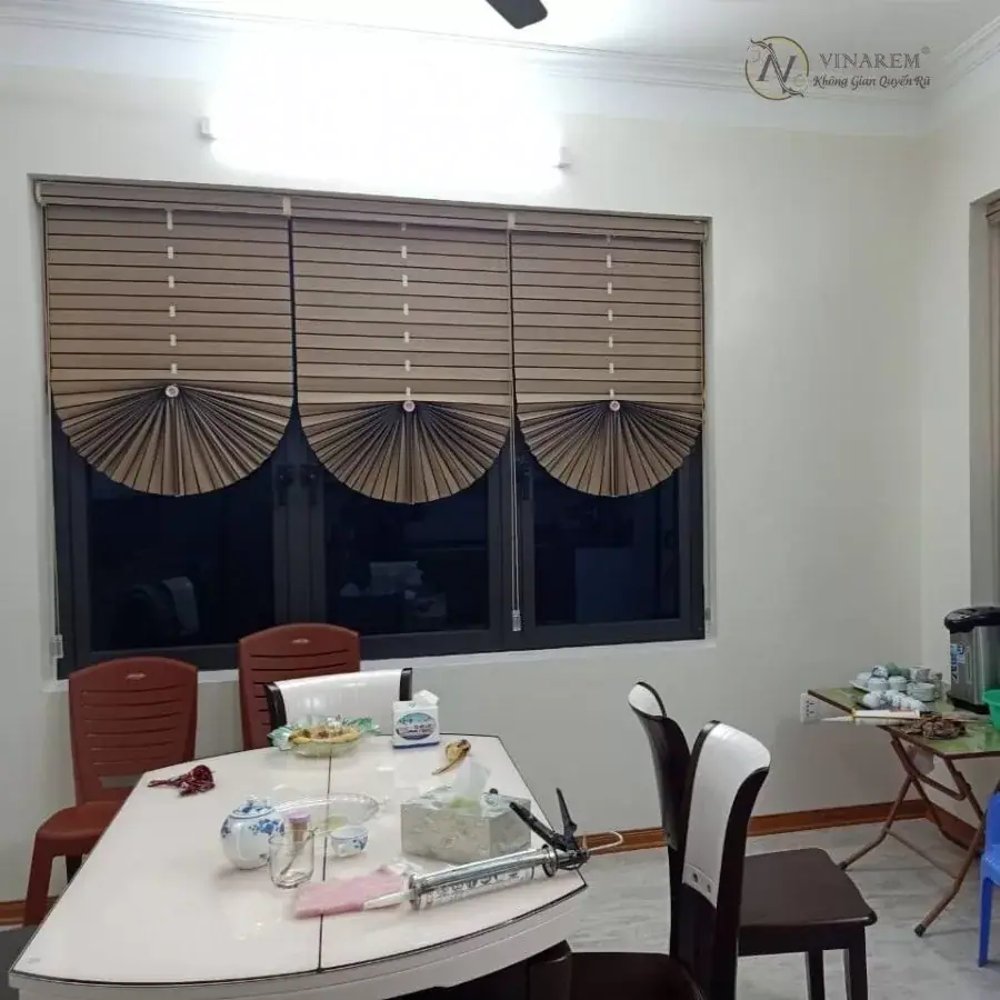 Rèm roman quạt (Rèm xếp lớp)