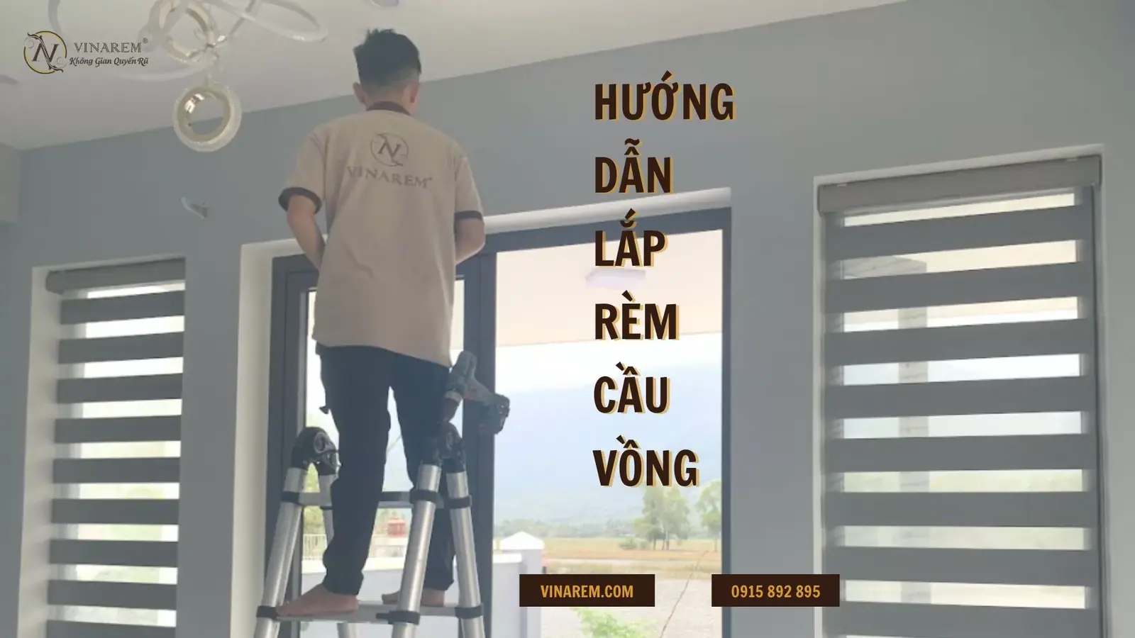 Hướng dẫn lắp rèm cầu vồng đơn giản tại nhà