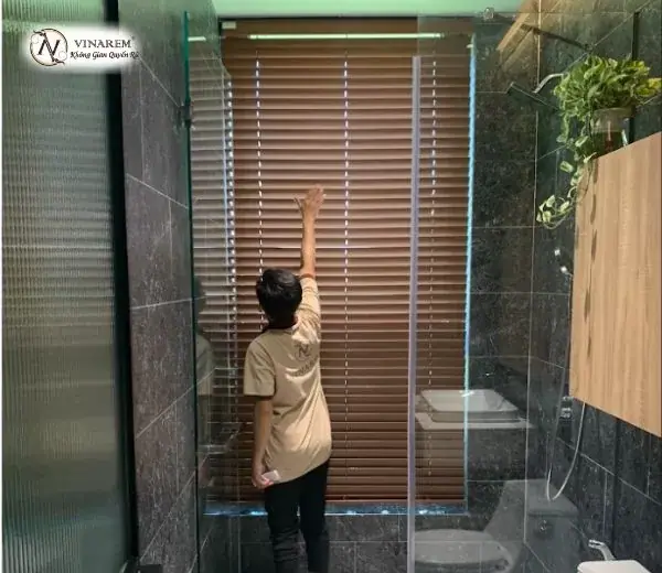 Rèm sáo gỗ