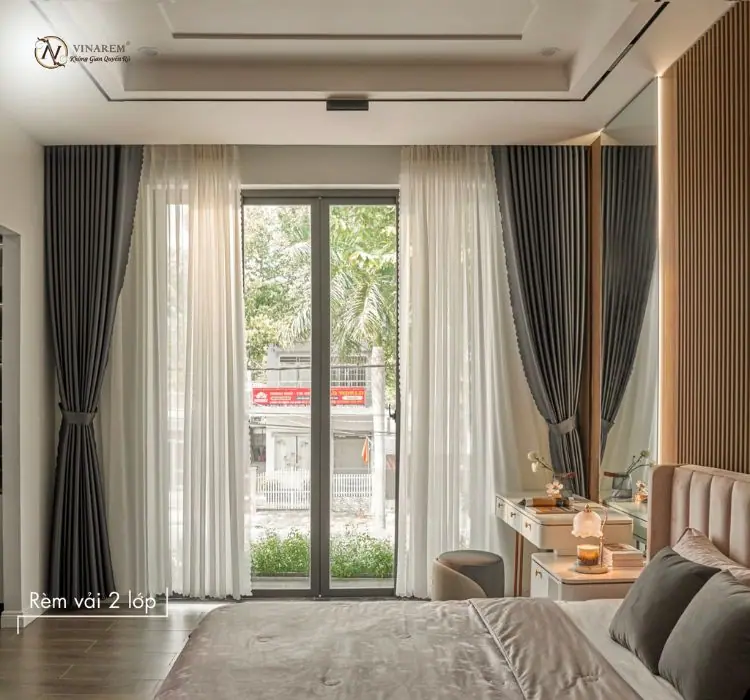 Rèm vải 2 lớp