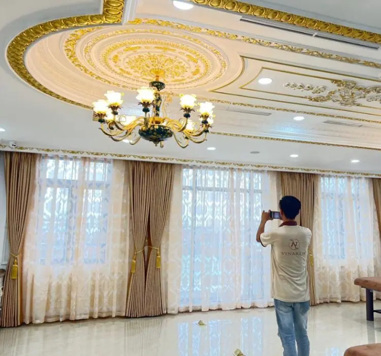 Thi công rèm cho thẩm mỹ viện Mailisa